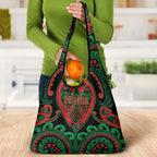 Aotearoa Ngai Tuhoe Grocery Bag Maori Tribal Pattern