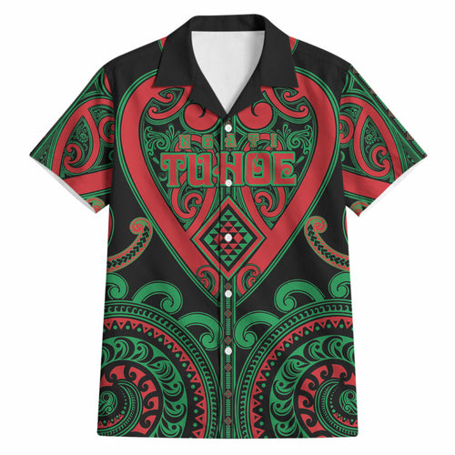 Custom Aotearoa Ngai Tuhoe Hawaiian Shirt Maori Tribal Pattern