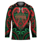 Custom Aotearoa Ngai Tuhoe Hockey Jersey Maori Tribal Pattern