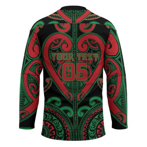 Custom Aotearoa Ngai Tuhoe Hockey Jersey Maori Tribal Pattern