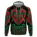 Custom Aotearoa Ngai Tuhoe Hoodie Maori Tribal Pattern