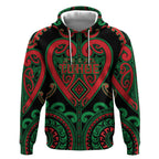Custom Aotearoa Ngai Tuhoe Hoodie Maori Tribal Pattern