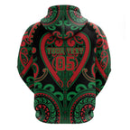 Custom Aotearoa Ngai Tuhoe Hoodie Maori Tribal Pattern