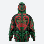 Custom Aotearoa Ngai Tuhoe Hoodie Maori Tribal Pattern