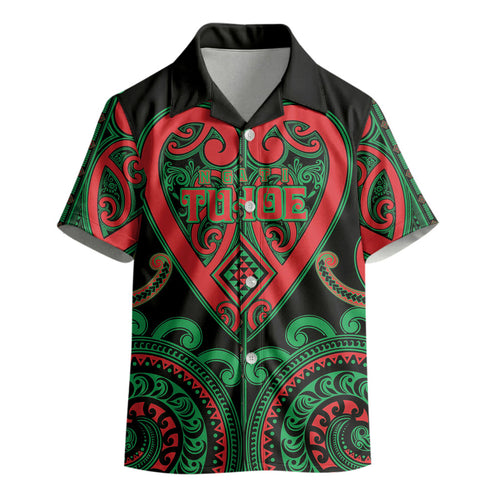 Custom Aotearoa Ngai Tuhoe Kid Hawaiian Shirt Maori Tribal Pattern