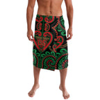 Custom Aotearoa Ngai Tuhoe Lavalava Maori Tribal Pattern