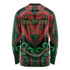 Custom Aotearoa Ngai Tuhoe Long Sleeve Shirt Maori Tribal Pattern