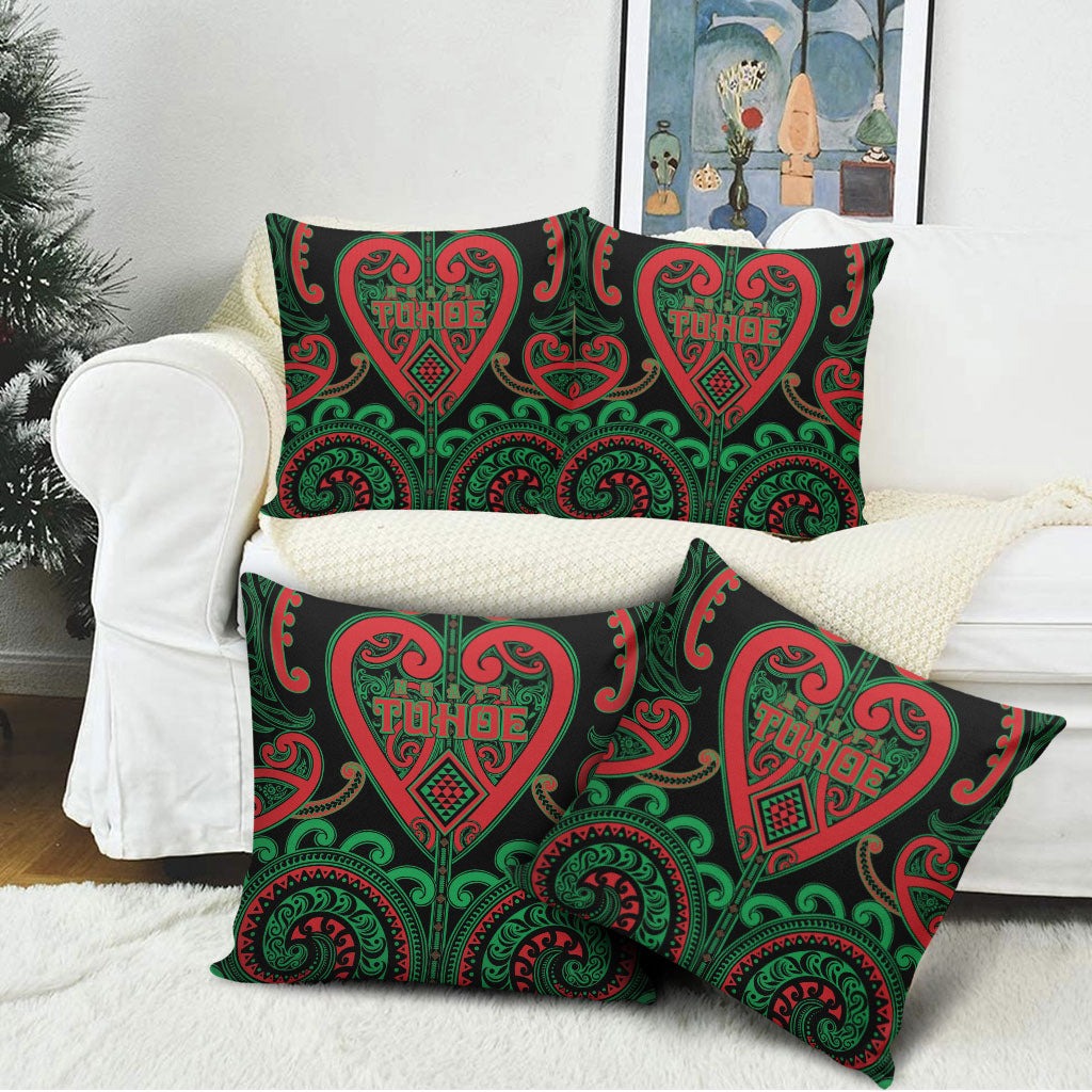 Aotearoa Ngai Tuhoe Pillow Cover Maori Tribal Pattern