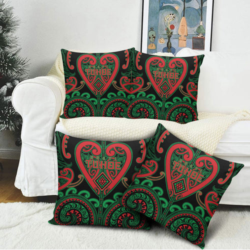 Aotearoa Ngai Tuhoe Pillow Cover Maori Tribal Pattern