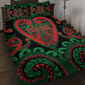 Aotearoa Ngai Tuhoe Quilt Bed Set Maori Tribal Pattern