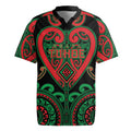 Custom Aotearoa Ngai Tuhoe Rugby Jersey Maori Tribal Pattern