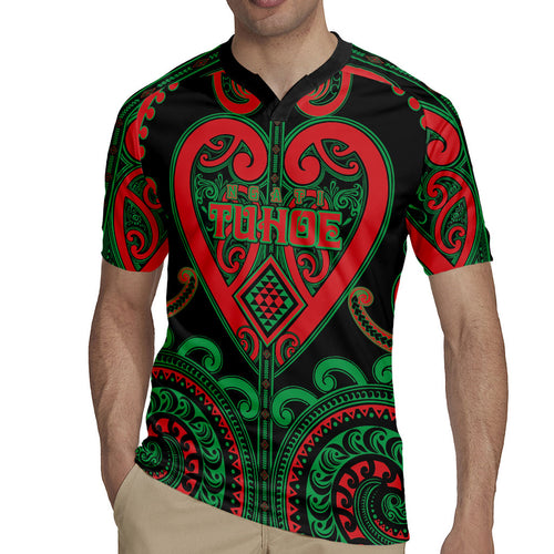 Custom Aotearoa Ngai Tuhoe Rugby Jersey Maori Tribal Pattern