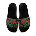 Aotearoa Ngai Tuhoe Slide Sandals Maori Tribal Pattern