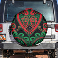 Aotearoa Ngai Tuhoe Spare Tire Cover Maori Tribal Pattern