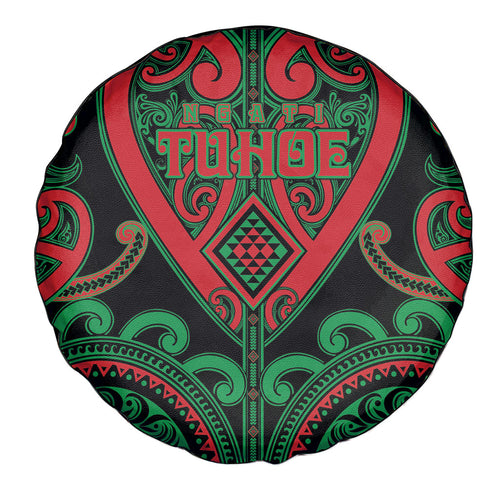 Aotearoa Ngai Tuhoe Spare Tire Cover Maori Tribal Pattern