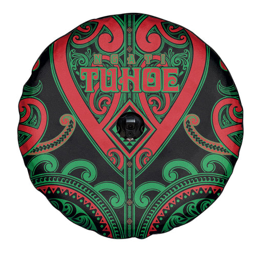 Aotearoa Ngai Tuhoe Spare Tire Cover Maori Tribal Pattern
