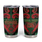 Custom Aotearoa Ngai Tuhoe Tumbler Cup Maori Tribal Pattern