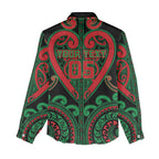 Custom Aotearoa Ngai Tuhoe Women Casual Shirt Maori Tribal Pattern
