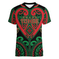 Custom Aotearoa Ngai Tuhoe Women V-Neck T-Shirt Maori Tribal Pattern