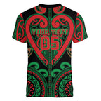 Custom Aotearoa Ngai Tuhoe Women V-Neck T-Shirt Maori Tribal Pattern