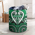 Aotearoa Ngati Maniapoto Laundry Basket Maori Tribal Pattern