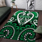 Aotearoa Ngati Maniapoto Area Rug Maori Tribal Pattern