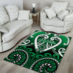 Aotearoa Ngati Maniapoto Area Rug Maori Tribal Pattern