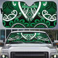 Aotearoa Ngati Maniapoto Auto Sun Shade Maori Tribal Pattern
