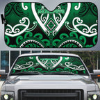 Aotearoa Ngati Maniapoto Auto Sun Shade Maori Tribal Pattern