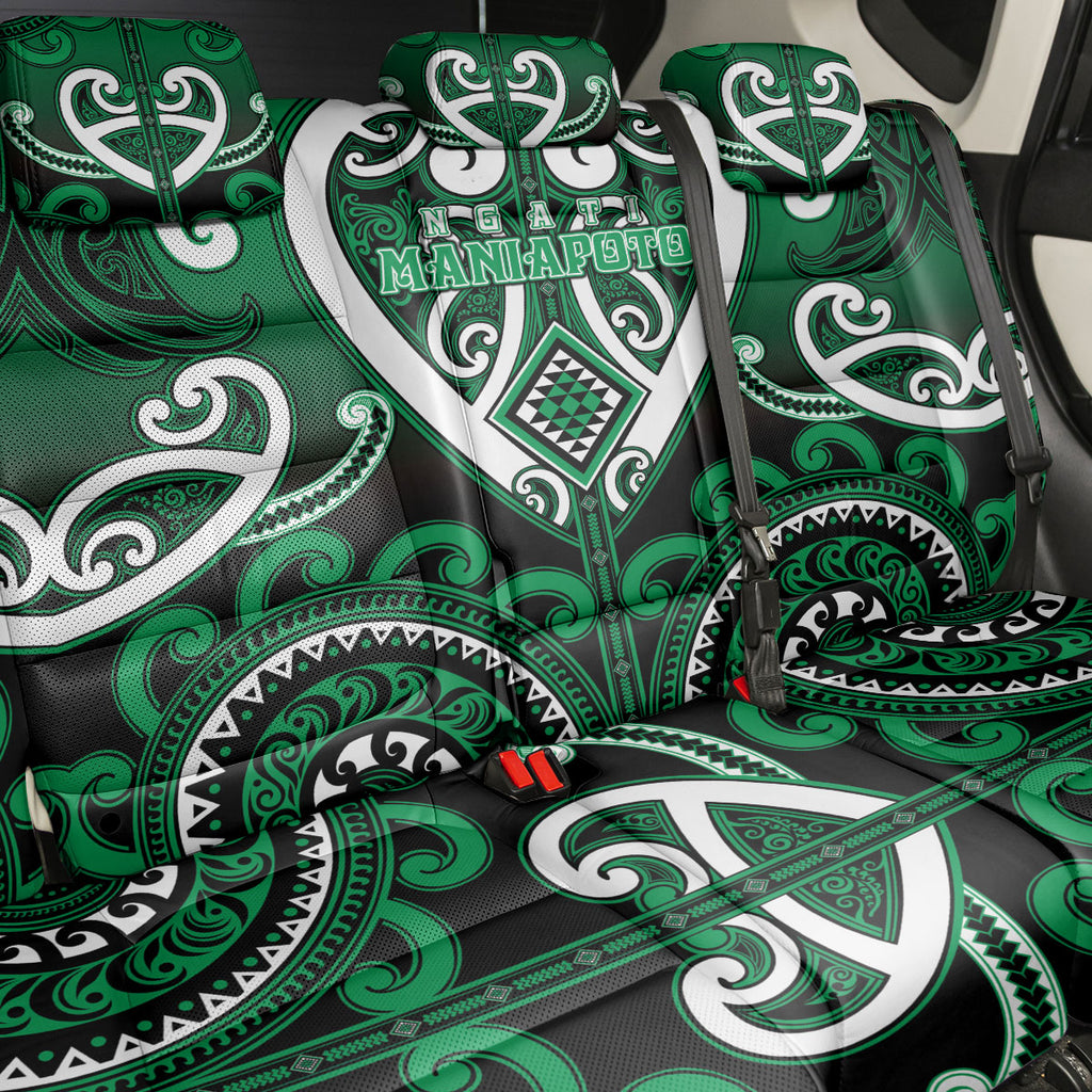 Aotearoa Ngati Maniapoto Back Car Seat Cover Maori Tribal Pattern