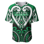 Custom Aotearoa Ngati Maniapoto Baseball Jersey Maori Tribal Pattern
