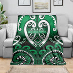 Aotearoa Ngati Maniapoto Blanket Maori Tribal Pattern