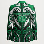 Custom Aotearoa Ngati Maniapoto Blazer Maori Tribal Pattern