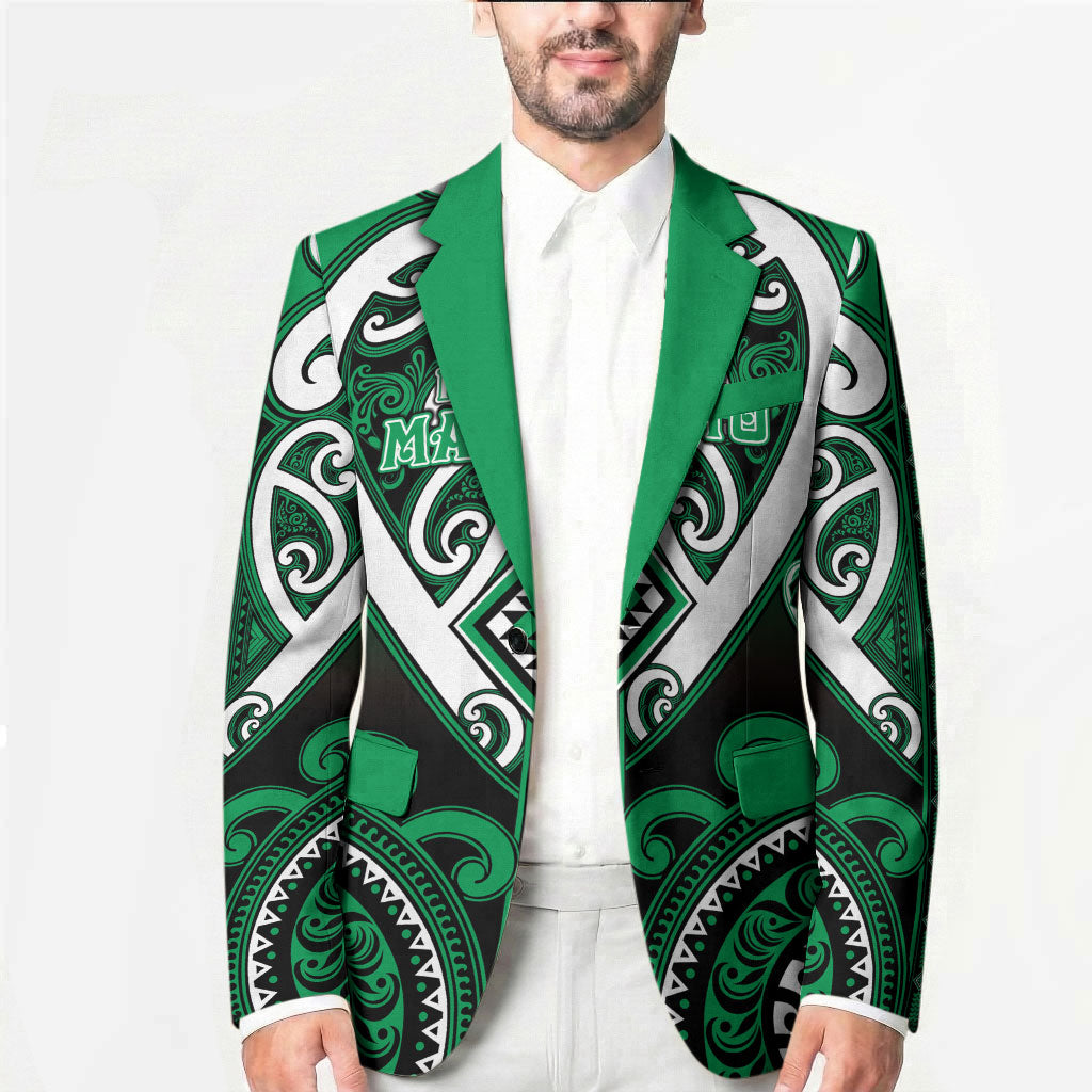 Custom Aotearoa Ngati Maniapoto Blazer Maori Tribal Pattern