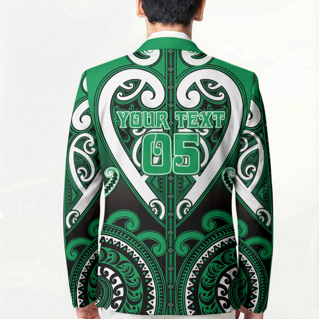 Custom Aotearoa Ngati Maniapoto Blazer Maori Tribal Pattern