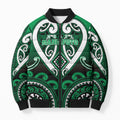 Custom Aotearoa Ngati Maniapoto Bomber Puffer Jacket Maori Tribal Pattern