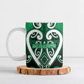 Custom Aotearoa Ngati Maniapoto Ceramic Mug Maori Tribal Pattern