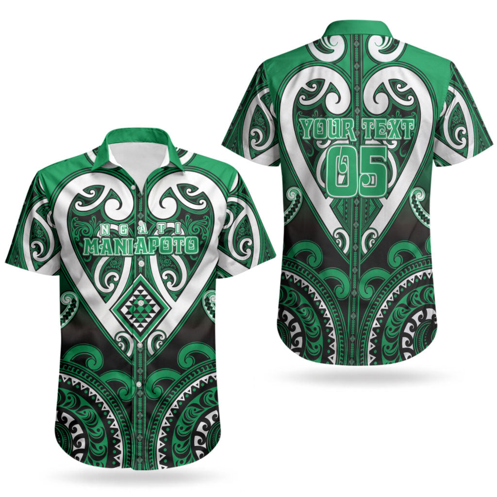 Custom Aotearoa Ngati Maniapoto Couples Matching Summer Maxi Dress and Hawaiian Shirt Maori Tribal Pattern