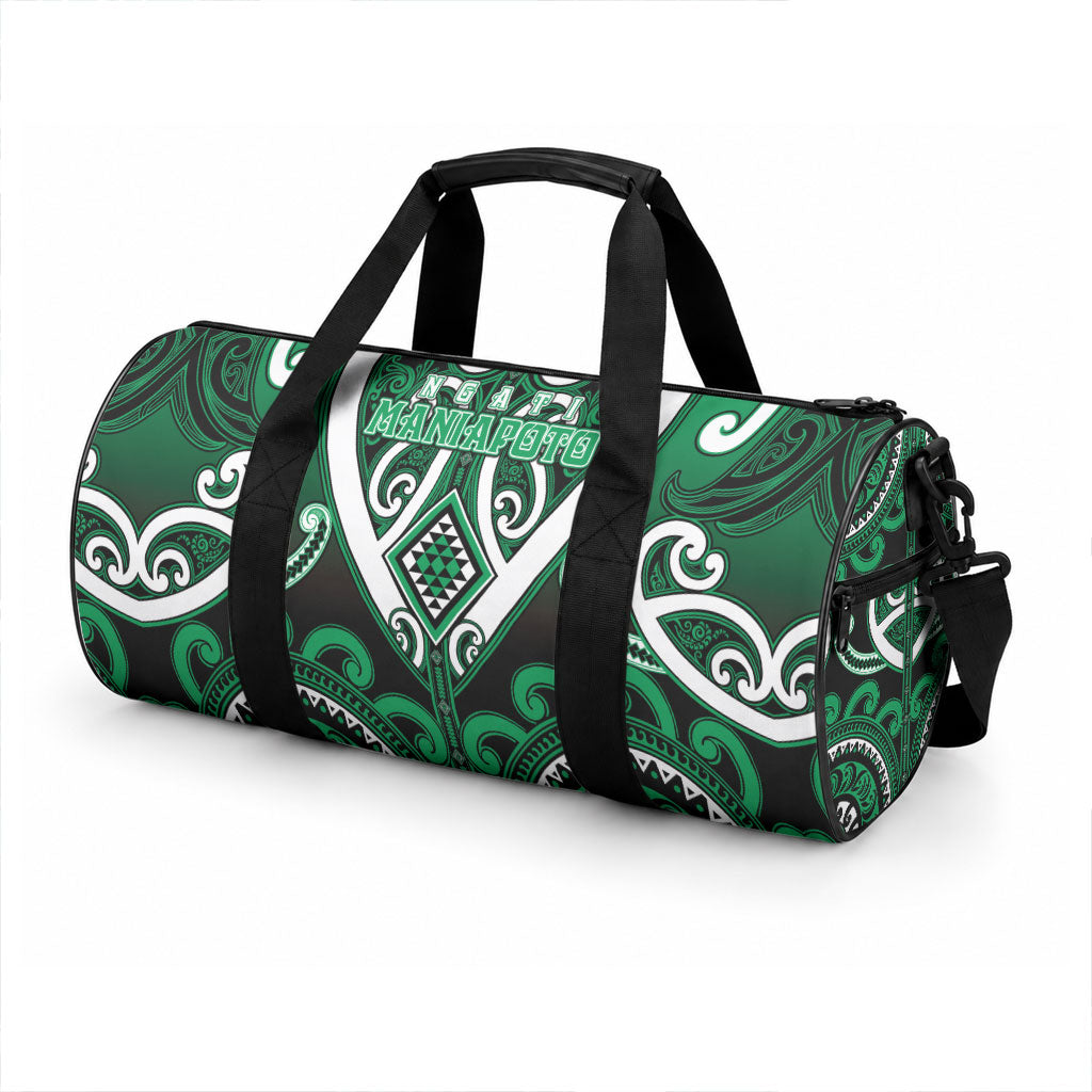 Aotearoa Ngati Maniapoto Duffle Bag Maori Tribal Pattern