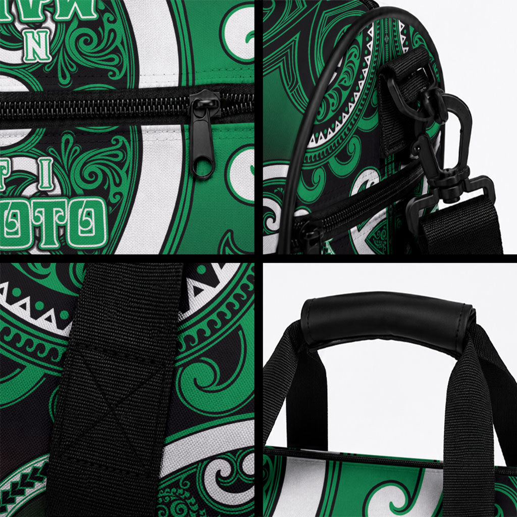 Aotearoa Ngati Maniapoto Duffle Bag Maori Tribal Pattern