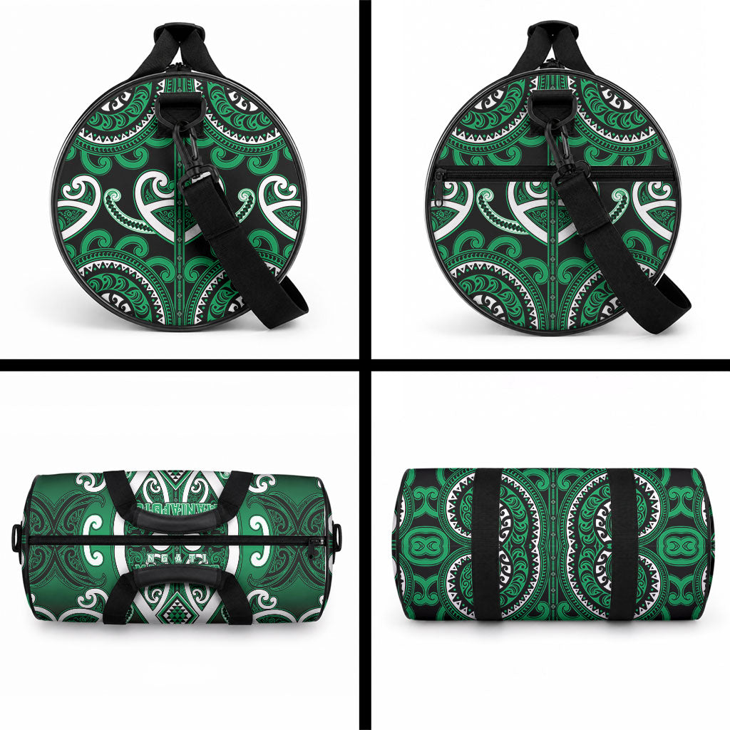 Aotearoa Ngati Maniapoto Duffle Bag Maori Tribal Pattern
