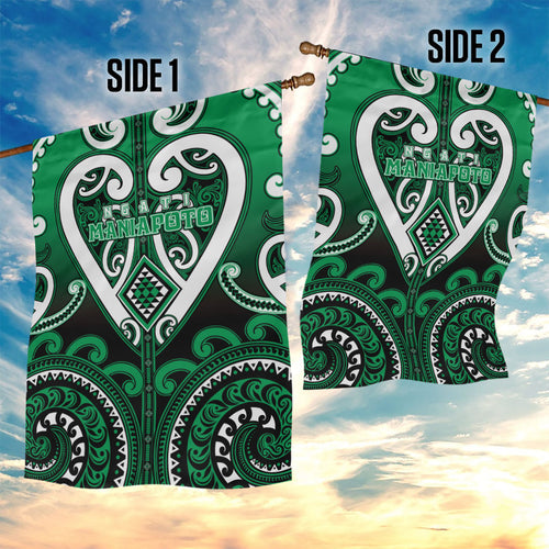 Aotearoa Ngati Maniapoto Garden Flag Maori Tribal Pattern