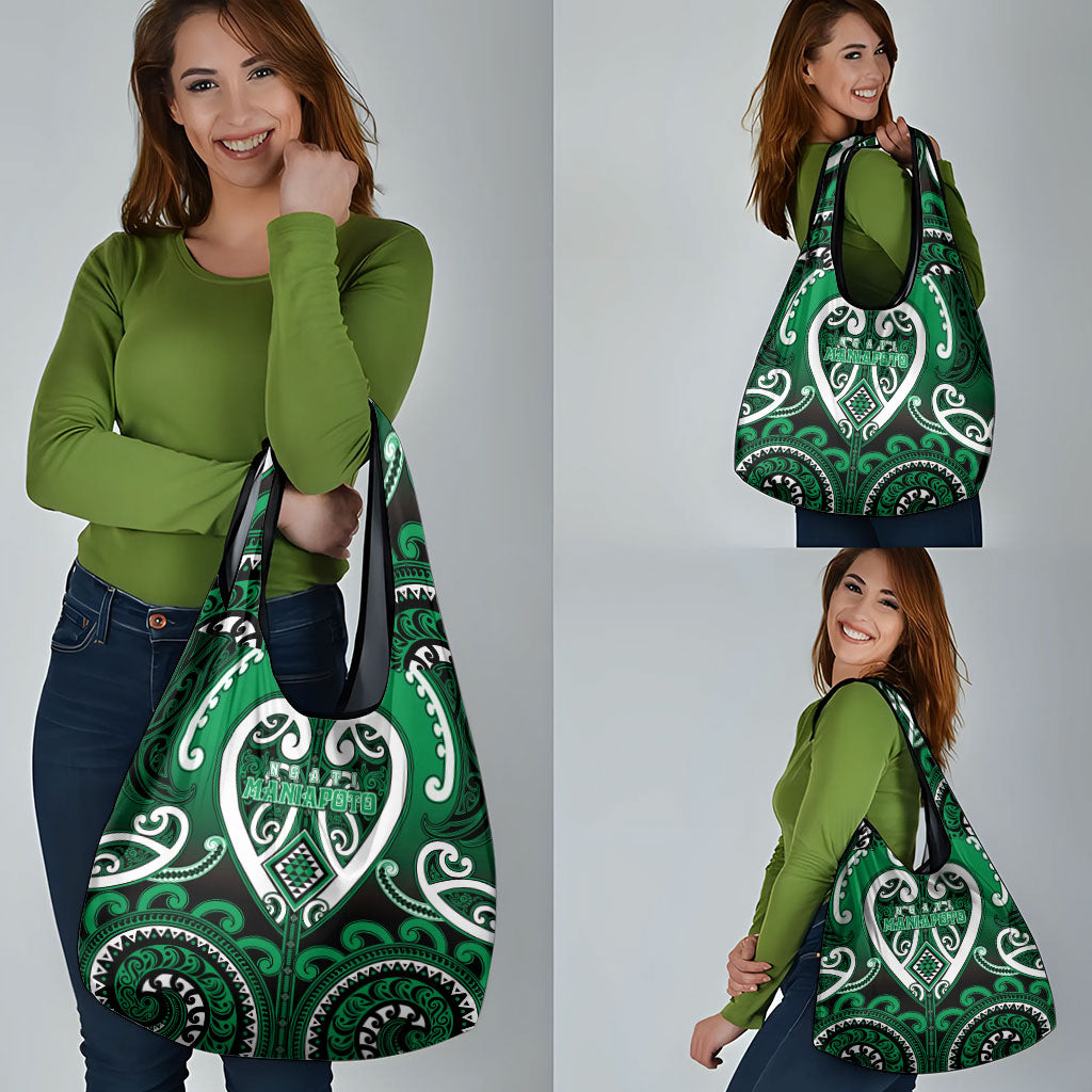 Aotearoa Ngati Maniapoto Grocery Bag Maori Tribal Pattern