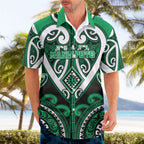 Custom Aotearoa Ngati Maniapoto Hawaiian Shirt Maori Tribal Pattern