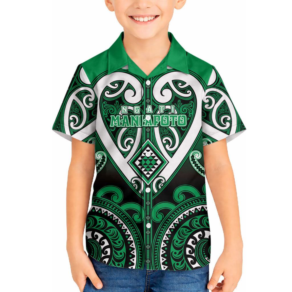 Custom Aotearoa Ngati Maniapoto Hawaiian Shirt Maori Tribal Pattern