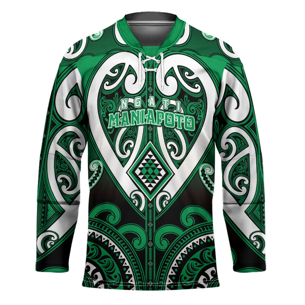 Custom Aotearoa Ngati Maniapoto Hockey Jersey Maori Tribal Pattern