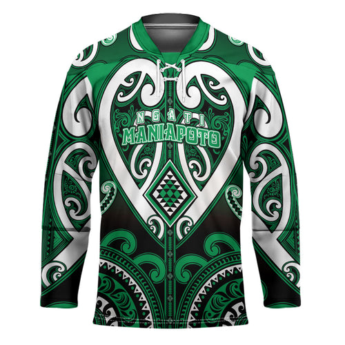 Custom Aotearoa Ngati Maniapoto Hockey Jersey Maori Tribal Pattern