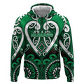 Custom Aotearoa Ngati Maniapoto Hoodie Maori Tribal Pattern