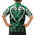 Custom Aotearoa Ngati Maniapoto Kid Hawaiian Shirt Maori Tribal Pattern