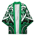 Custom Aotearoa Ngati Maniapoto Kimono Maori Tribal Pattern